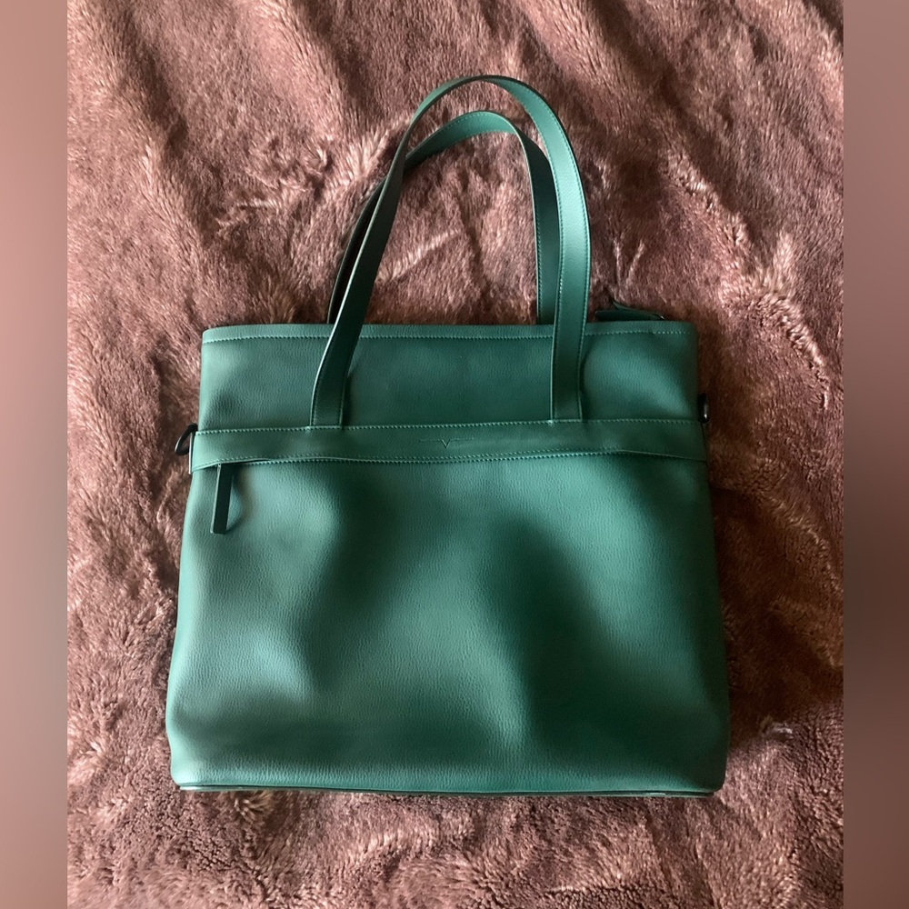 Von Holzhausen faux leather tote bag